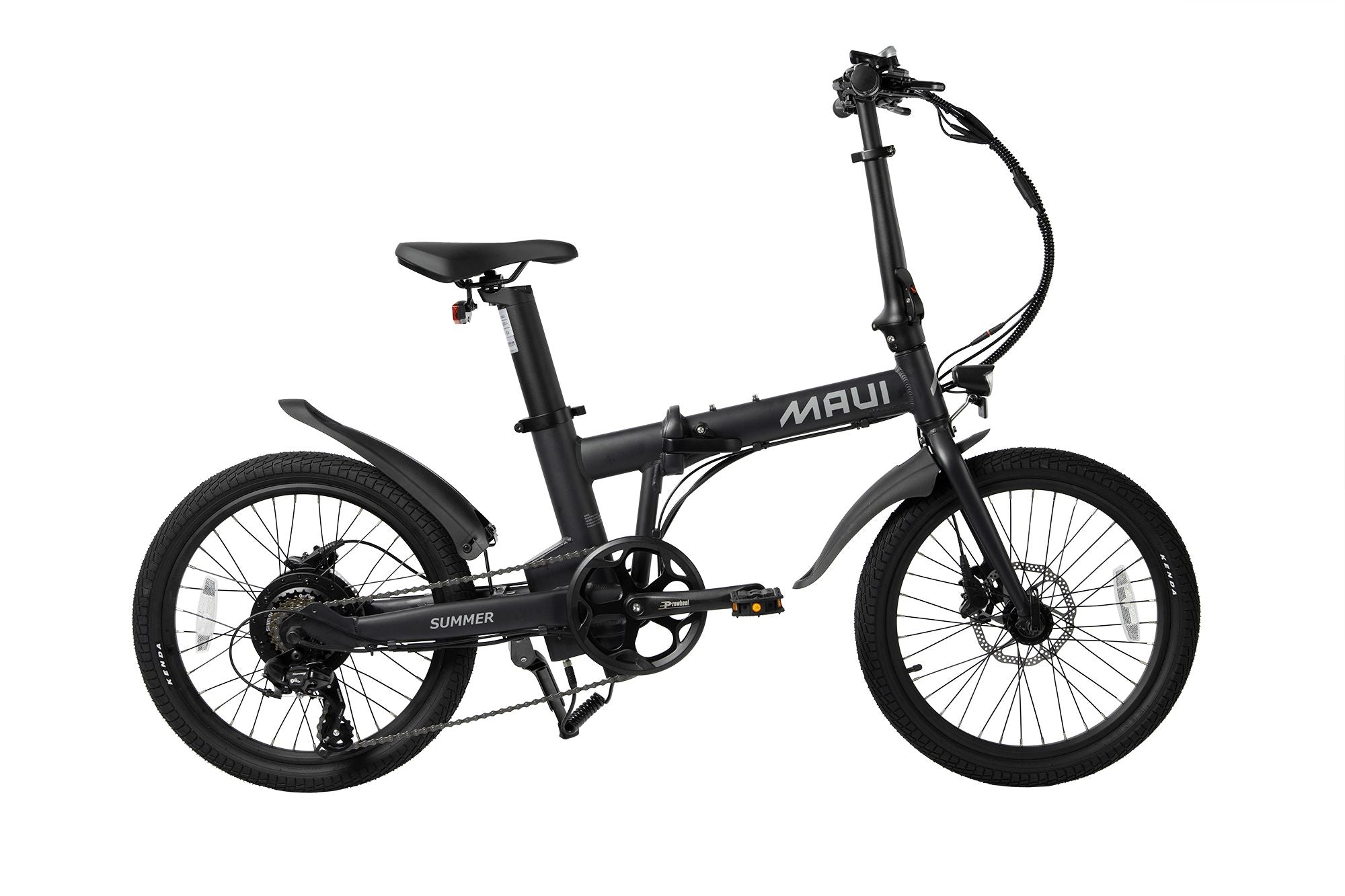 Electric folding bike 350w black