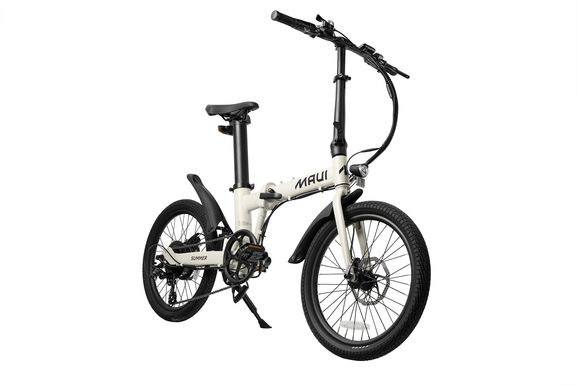 Electric folding bike 350w white