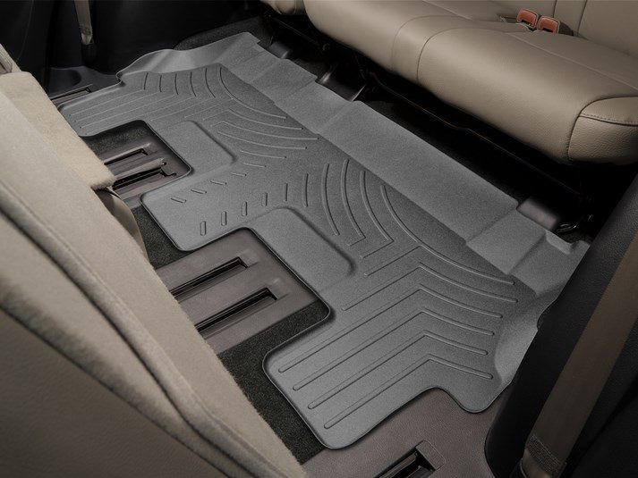 Weathertech® • 4416503 • FloorLiner • Molded Floor Liners • Black • Third Row • Kia Sorento 21-22