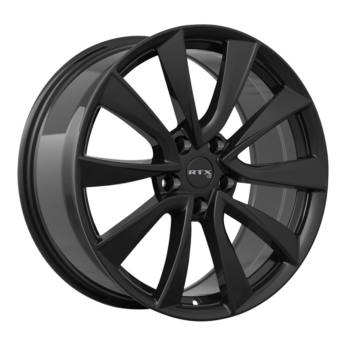 TS-01 • Gloss Black • 19x8.5 5x114.3 ET35 CB64.1