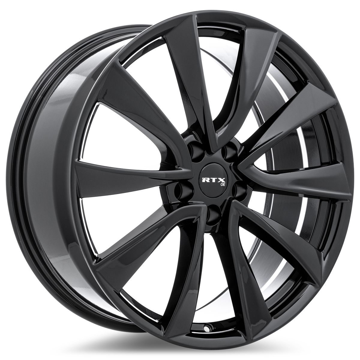 TS-01 • Gloss Black • 18x8.5 5x114.3 ET35 CB64.1