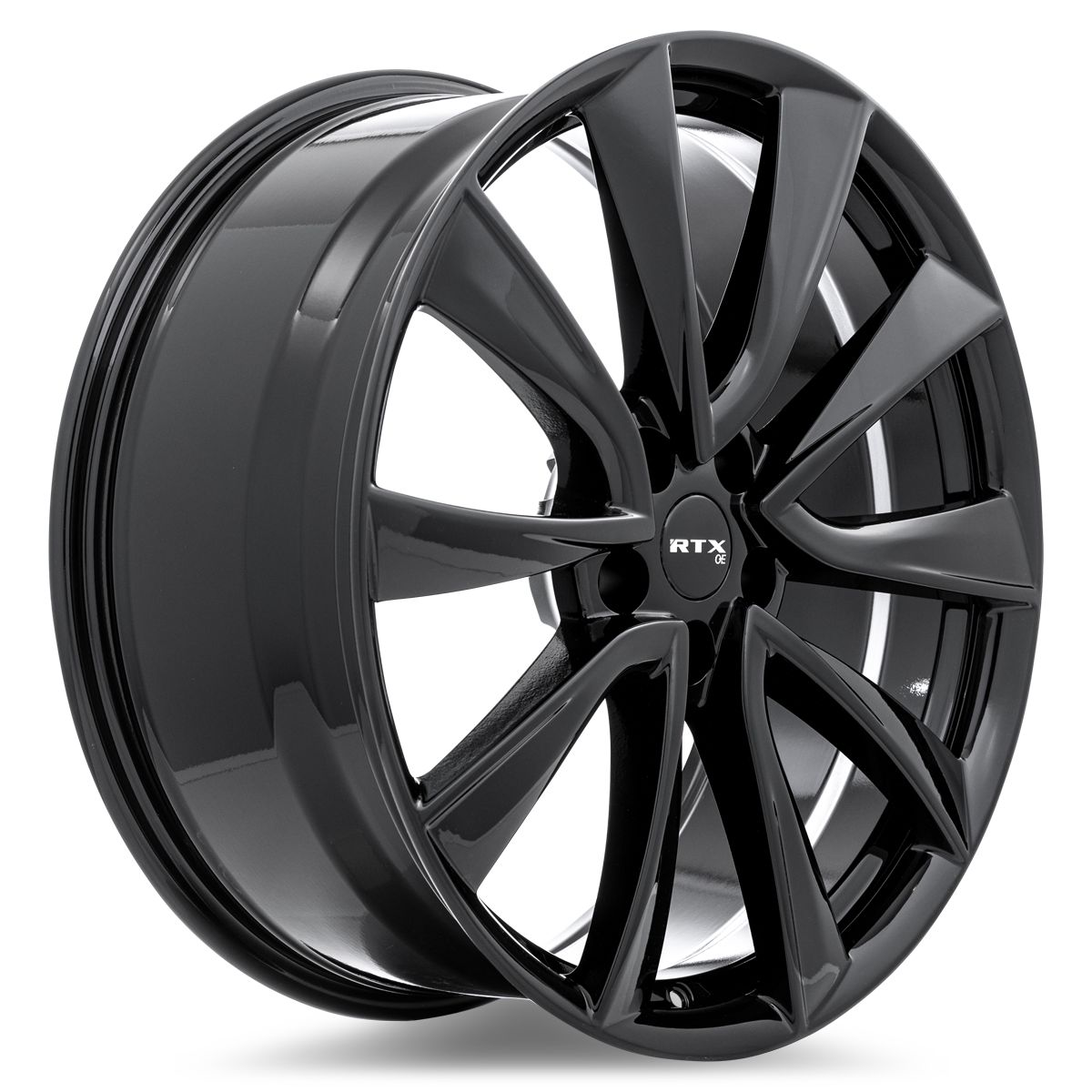 TS-01 • Gloss Black • 18x8.5 5x114.3 ET35 CB64.1