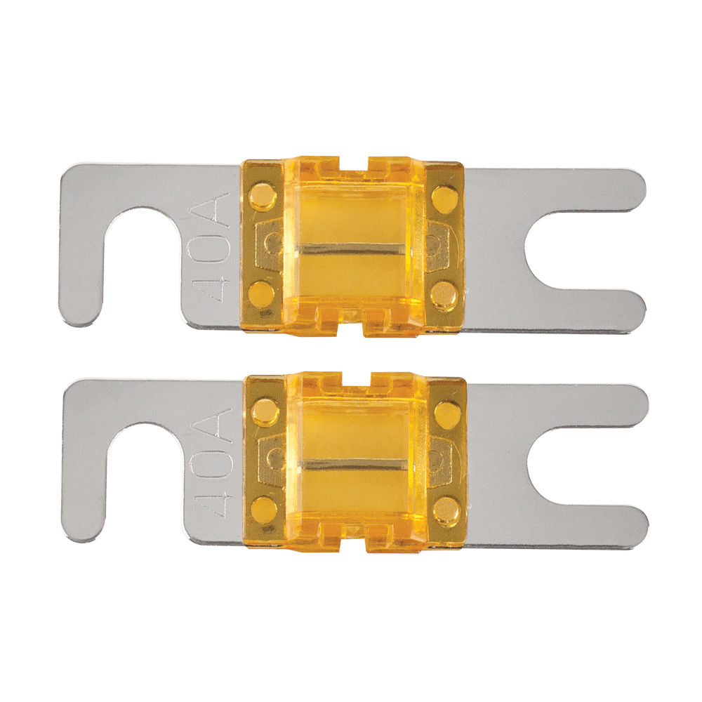 Metra V8-MANL40 - 40 AMP MINI ANL FUSES v8 SERIES NICKEL PLATED-2 PACK