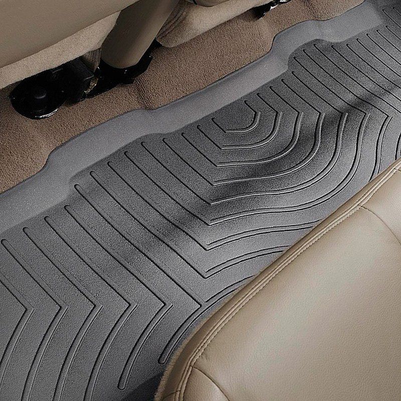 Weathertech® • 440022 • FloorLiner • Molded Floor Liners • Black • Second Row • Ford F-250/350 99-10, F-450 08-10