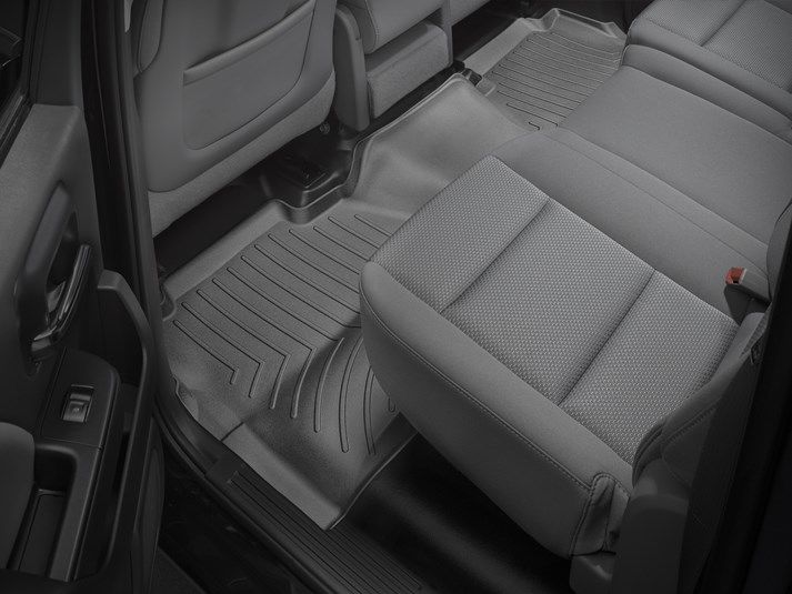 Weathertech® • 4413134 • FloorLiner • Molded Floor Liners • Black • Second Row • Jeep Gladiator 20-22