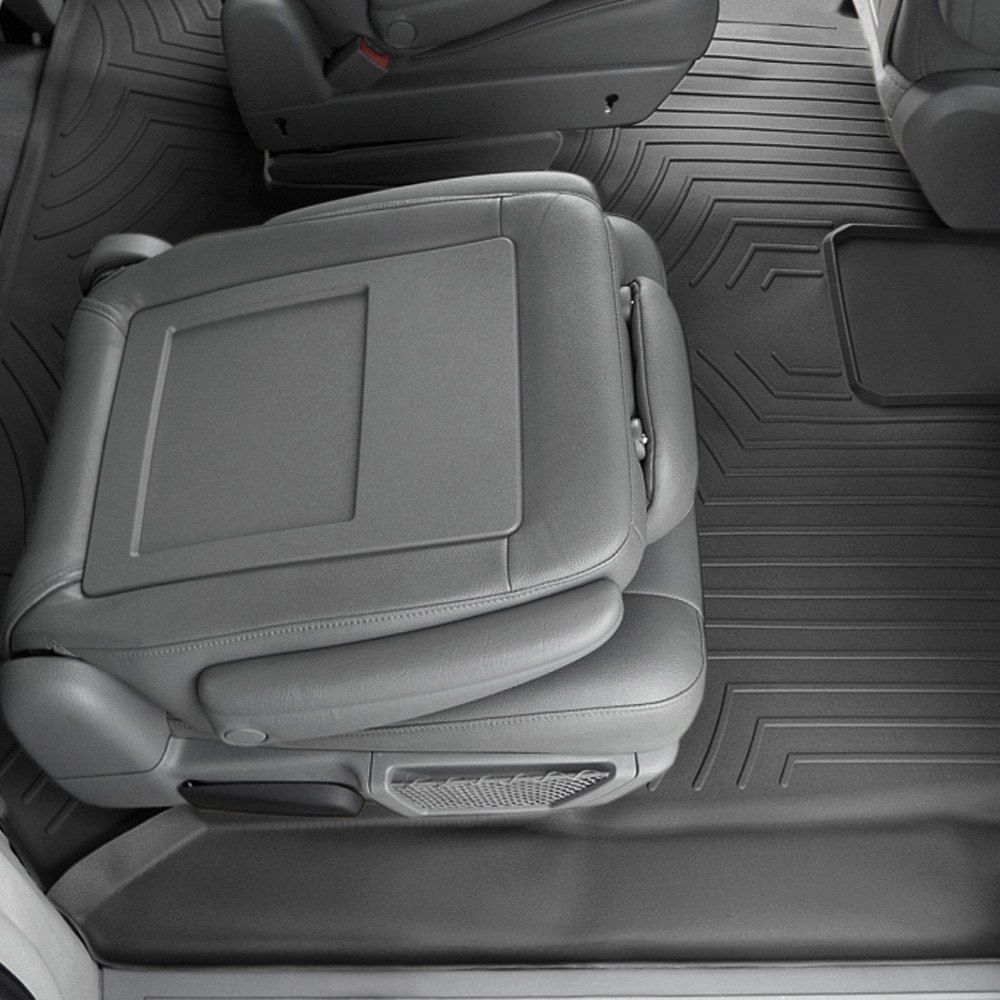 Weathertech® • 441414 • FloorLiner • Molded Floor Liners • Black • Second & Third Rows