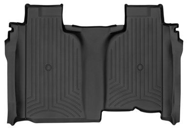 Weathertech® • 4414365 • FloorLiner • Molded Floor Liners • Black • Second Row • Chevrolet Silverado 1500 LTD 2022