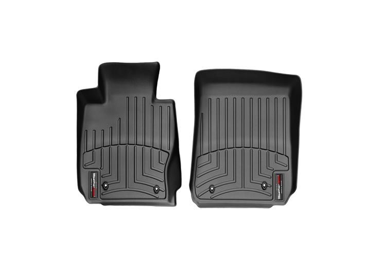 Weathertech® • 441461 • FloorLiner • Molded Floor Liners • Black • First Row • BMW 3-Series 07-13