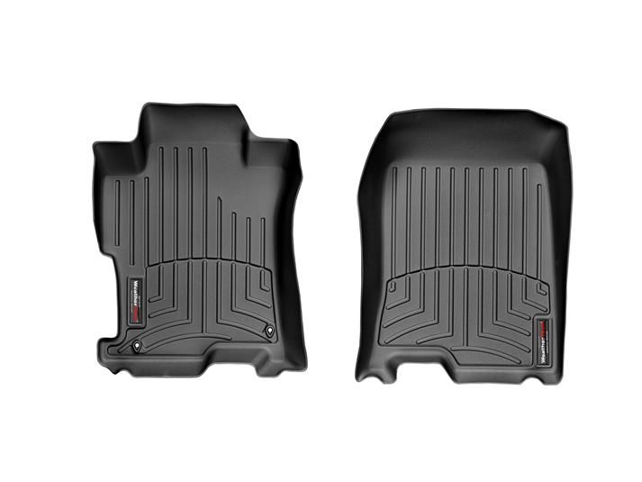 Weathertech® • 441481 • FloorLiner • Molded Floor Liners • Black • First Row • Honda Accord 08-12