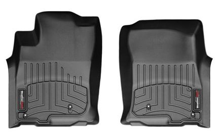 Weathertech® • 4414861 • FloorLiner • Molded Floor Liners • Black • First Row • Kia Forte 19-23