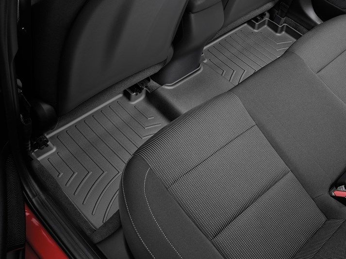 Weathertech® • 4414862 • FloorLiner • Molded Floor Liners • Black • Second Row • Kia Forte 19-23