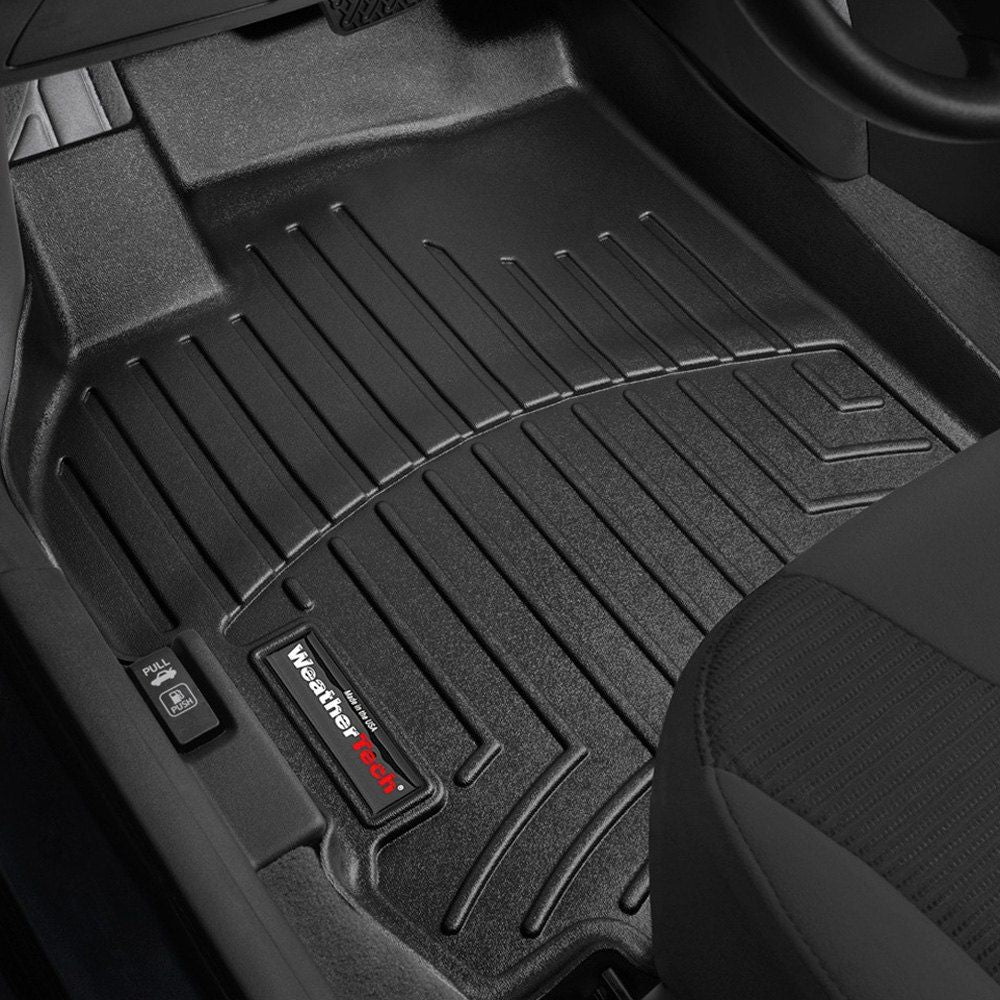 Weathertech® • 441971 • FloorLiner • Molded Floor Liners • Black • First Row