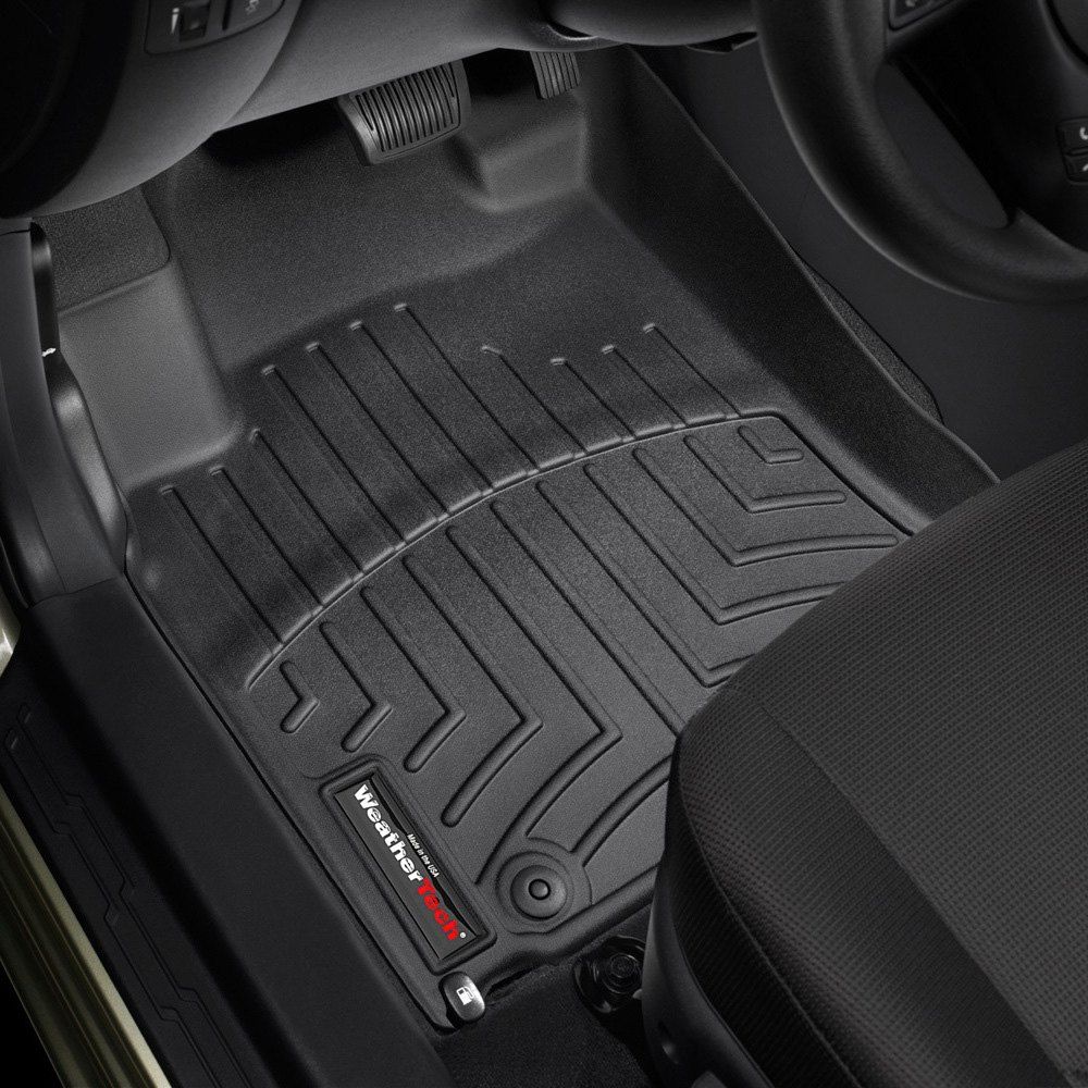 Weathertech® • 442111 • FloorLiner • Molded Floor Liners • Black • First Row