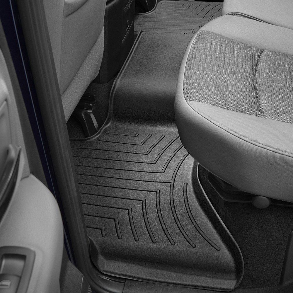 Weathertech® • 442162 • FloorLiner • Molded Floor Liners • Black • Second Row