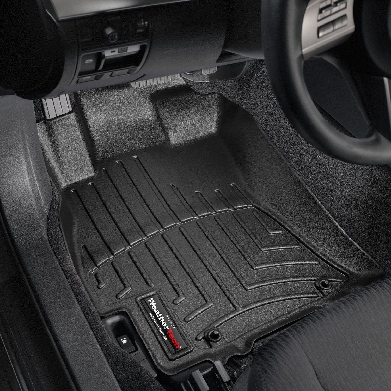 Weathertech® • 442591 • FloorLiner • Molded Floor Liners • Black • First Row