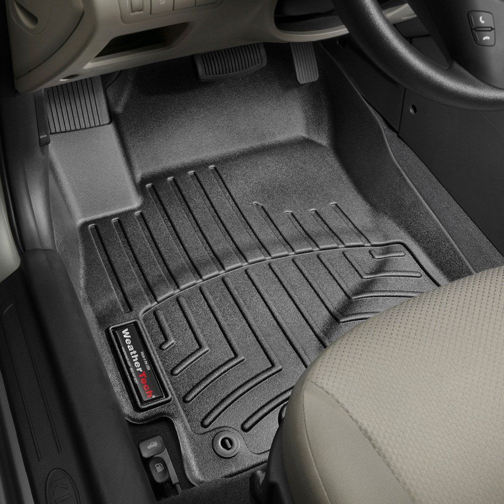 Weathertech® • 442971 • FloorLiner • Molded Floor Liners • Black • First Row