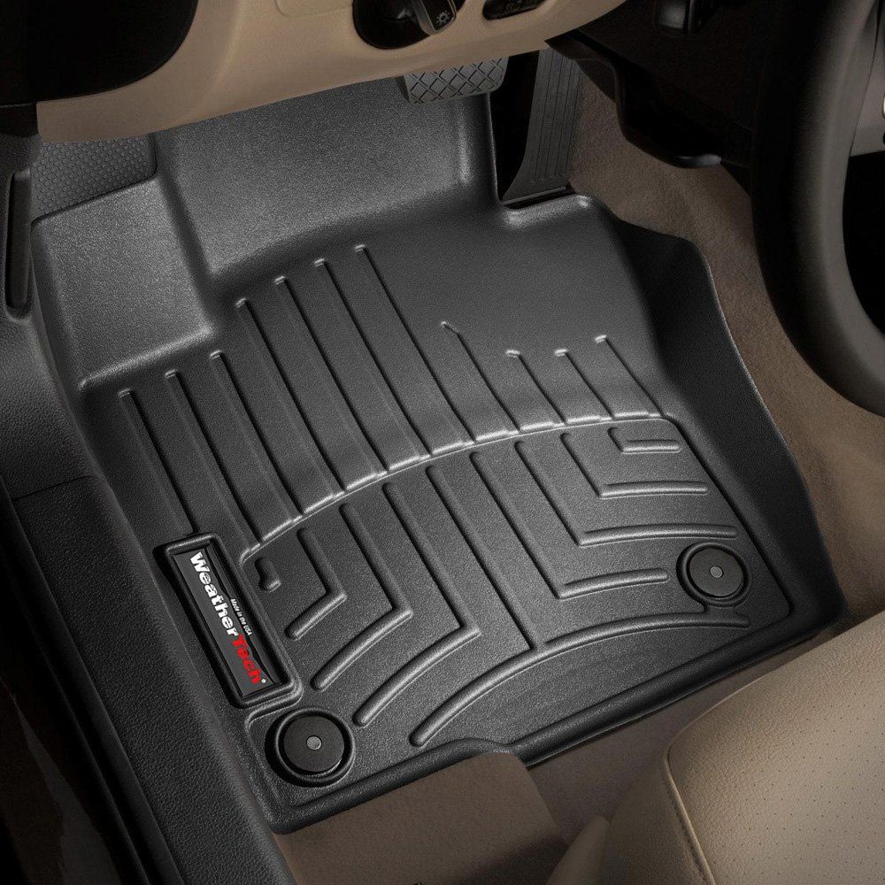 Weathertech® • 443381 • FloorLiner • Molded Floor Liners • Black • First Row