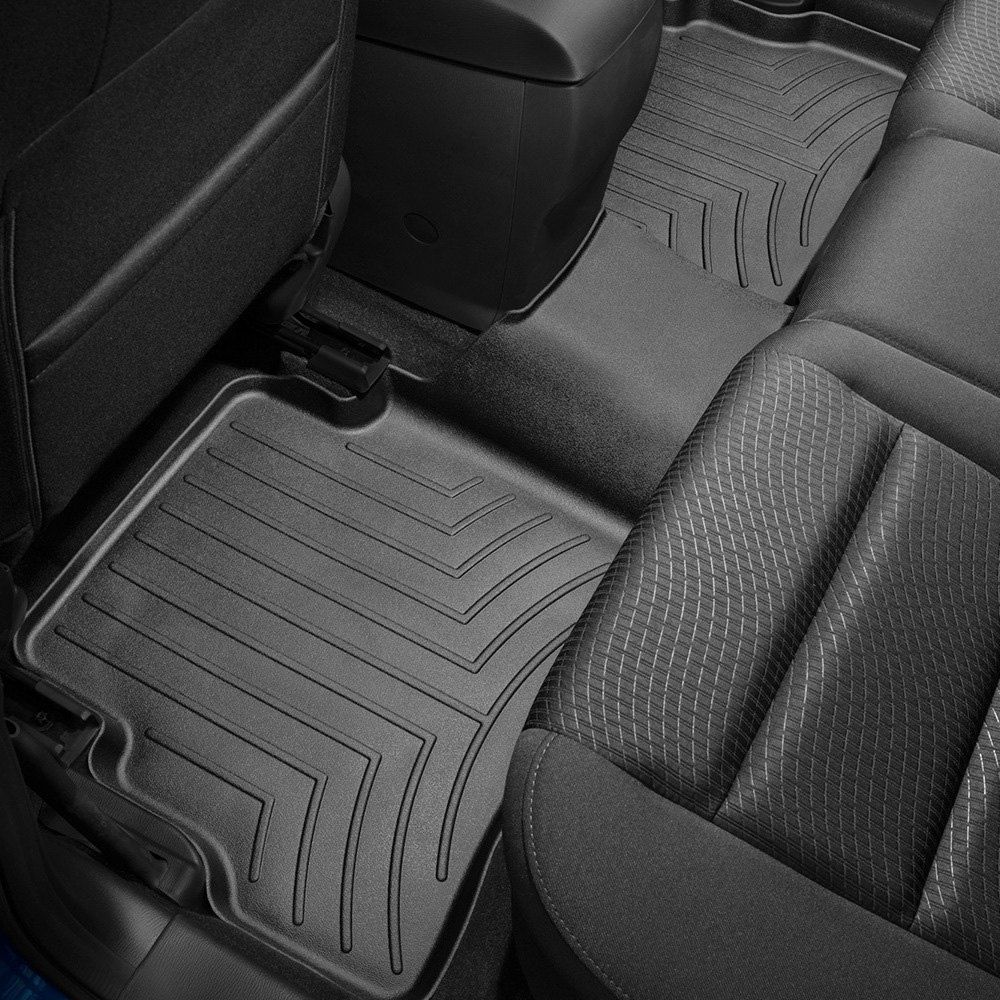 Weathertech® • 444192 • FloorLiner • Molded Floor Liners • Black • Second Row • Mazda CX-5 13-22