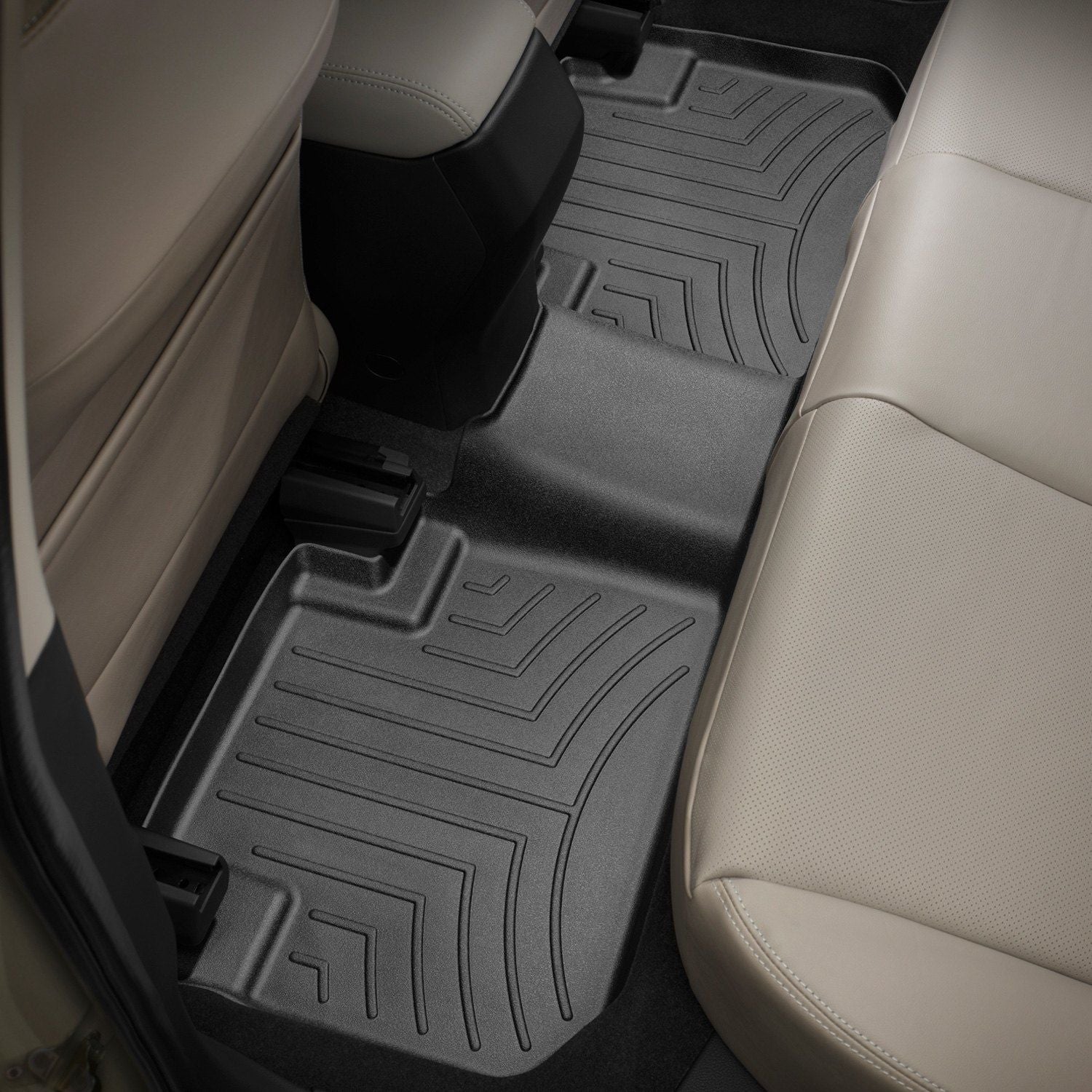 Weathertech® • 445312 • FloorLiner • Molded Floor Liners • Black • Second Row