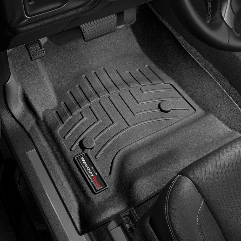 Weathertech® • 446071 • FloorLiner • Molded Floor Liners • Black • First Row