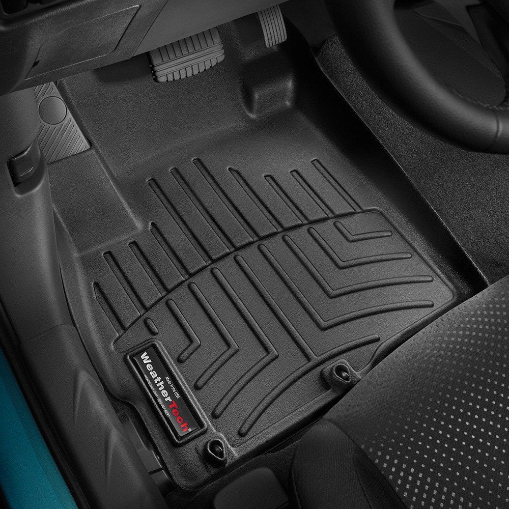 Weathertech® • 446511 • FloorLiner • Molded Floor Liners • Black • First Row • Mitsubishi RVR 11-22 / Outlander Sport 11-22 / Outlander 07-20