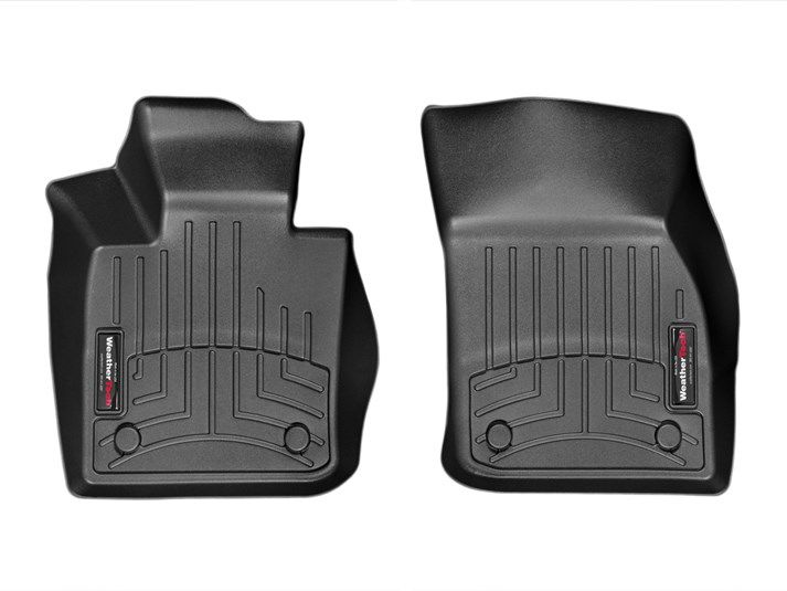 Weathertech® • 446751 • FloorLiner • Molded Floor Liners • Black • First Row • Mini Cooper Hardtop (2 Doors, Automatic) 14-22