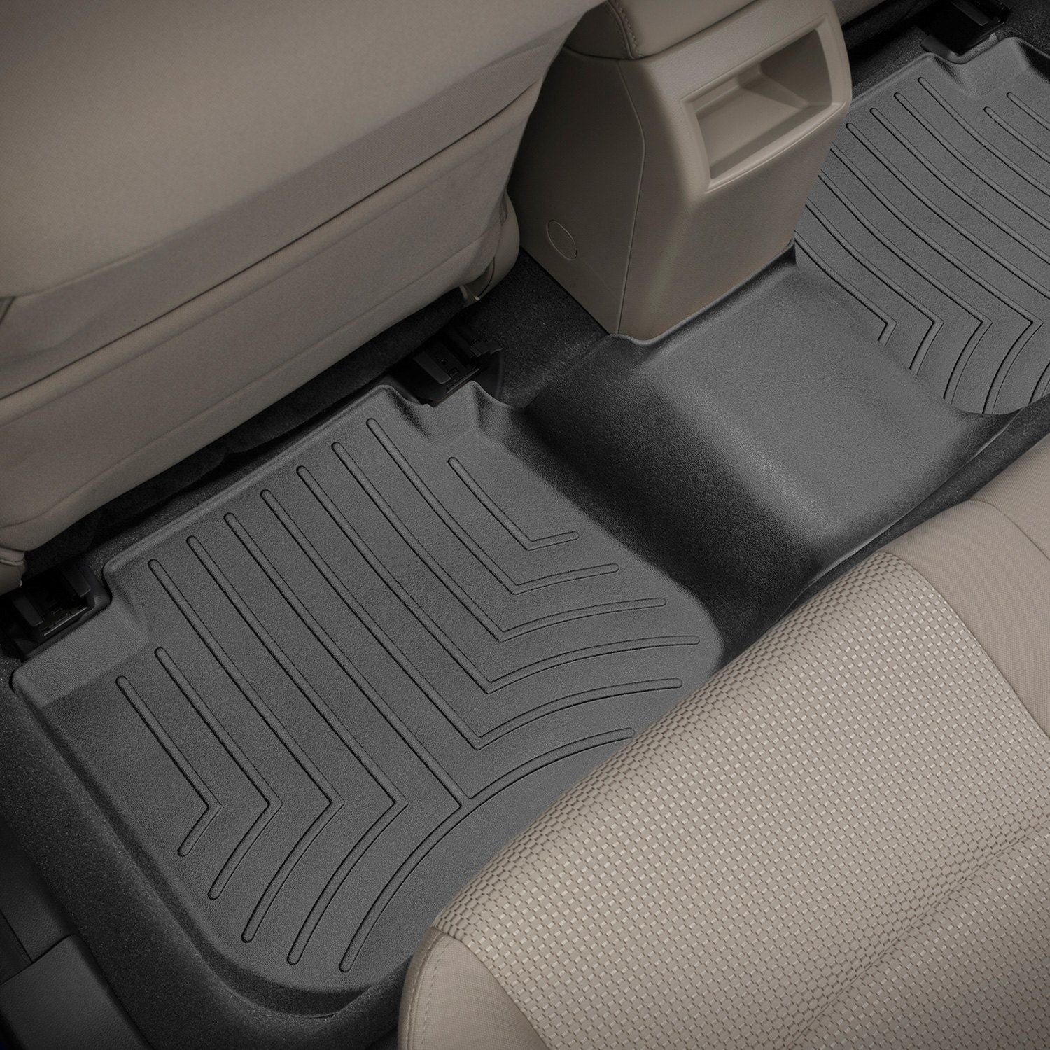 Weathertech® • 447082 • FloorLiner • Molded Floor Liners • Black • Second Row