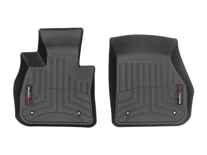 Weathertech® • 448811 • FloorLiner • Molded Floor Liners • Black • First Row • BMW X1 16-22 / X2 18-23