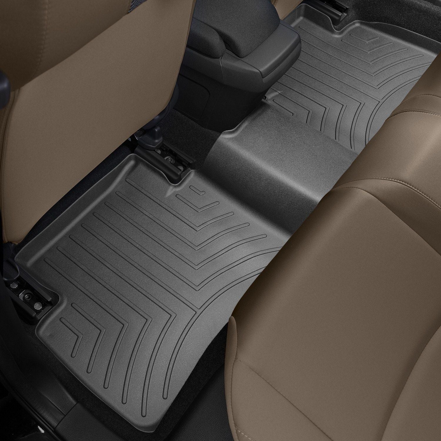 Weathertech® • 448842 • FloorLiner • Molded Floor Liners • Black • Second Row