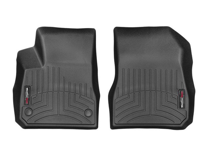 Weathertech® • 449031 • FloorLiner • Molded Floor Liners • Black • First Row • Chevrolet Malibu 16-22