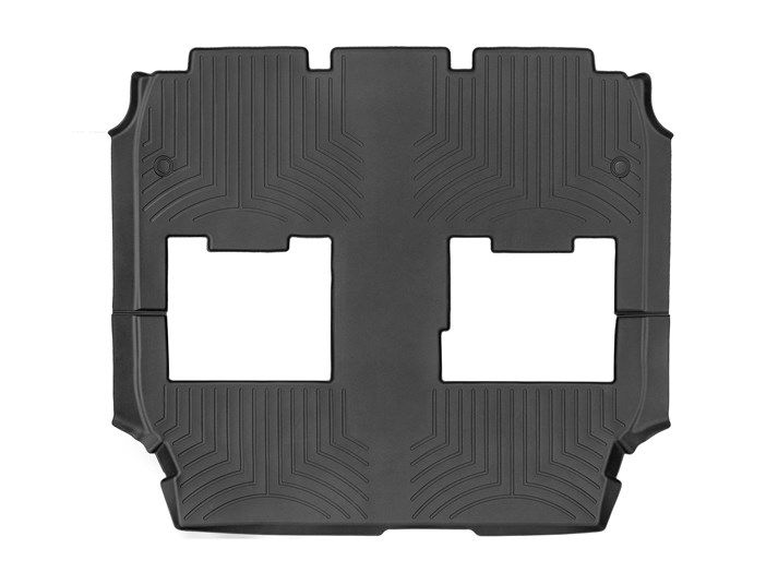 Weathertech® • 449453 • FloorLiner • Molded Floor Liners • Black • Second & Third Rows