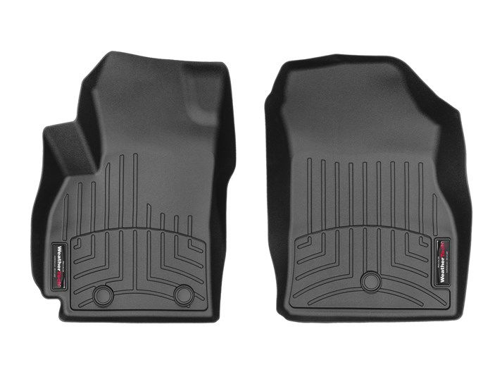 Weathertech® • 449511 • FloorLiner • Molded Floor Liners • Black • First Row • Chevrolet Spark 16-22