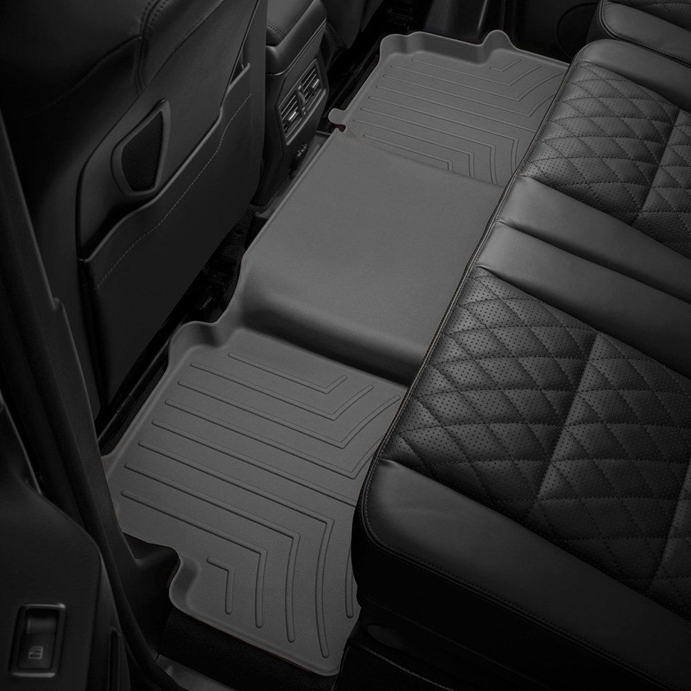 Weathertech® • 4614052 • FloorLiner • Molded Floor Liners • Grey • Second Row • Land Rover Range Rover 18-21