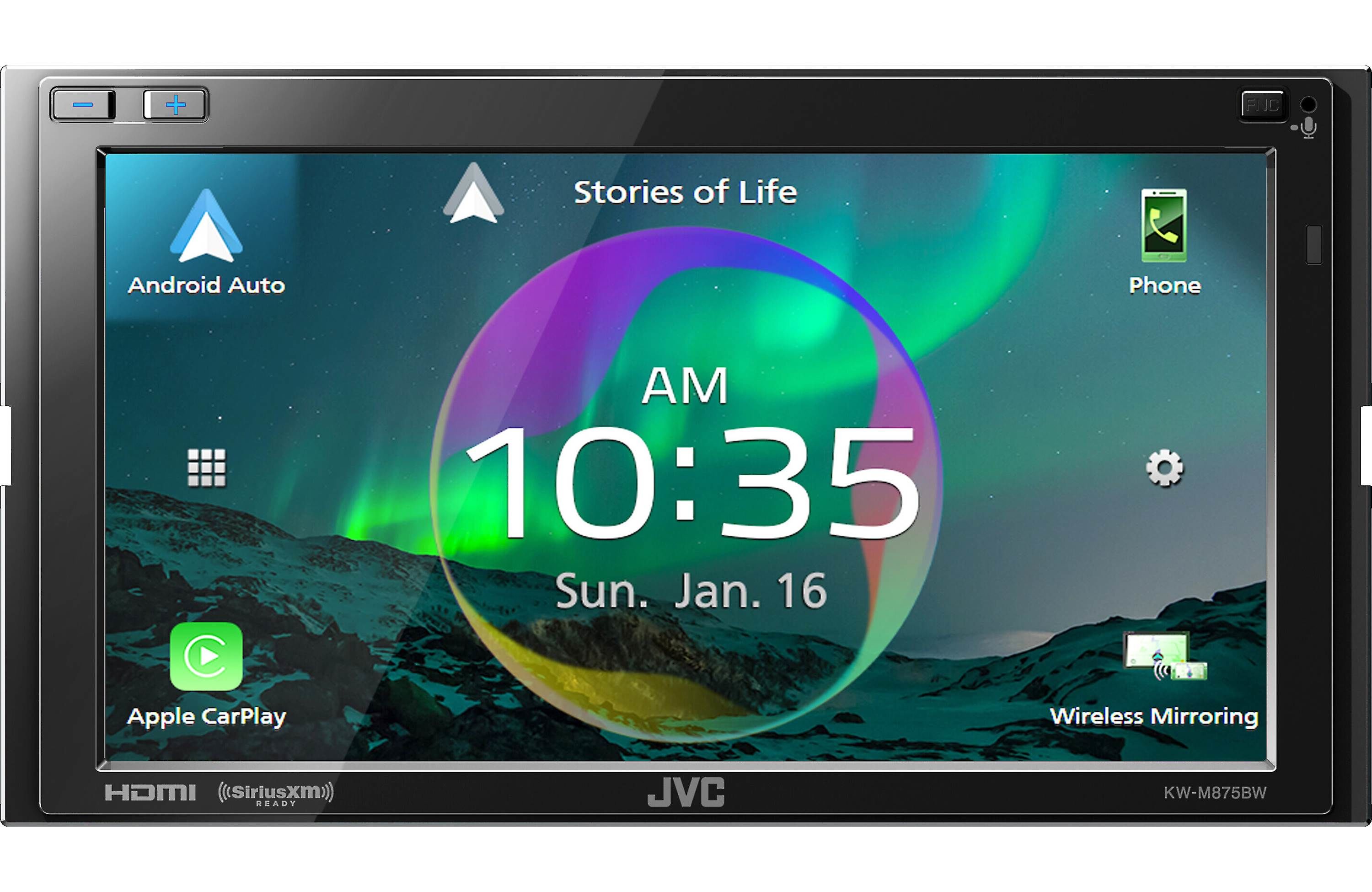 JVC KW-M875BW - 6.8'' 2-DIN Digital Multimedia Receiver