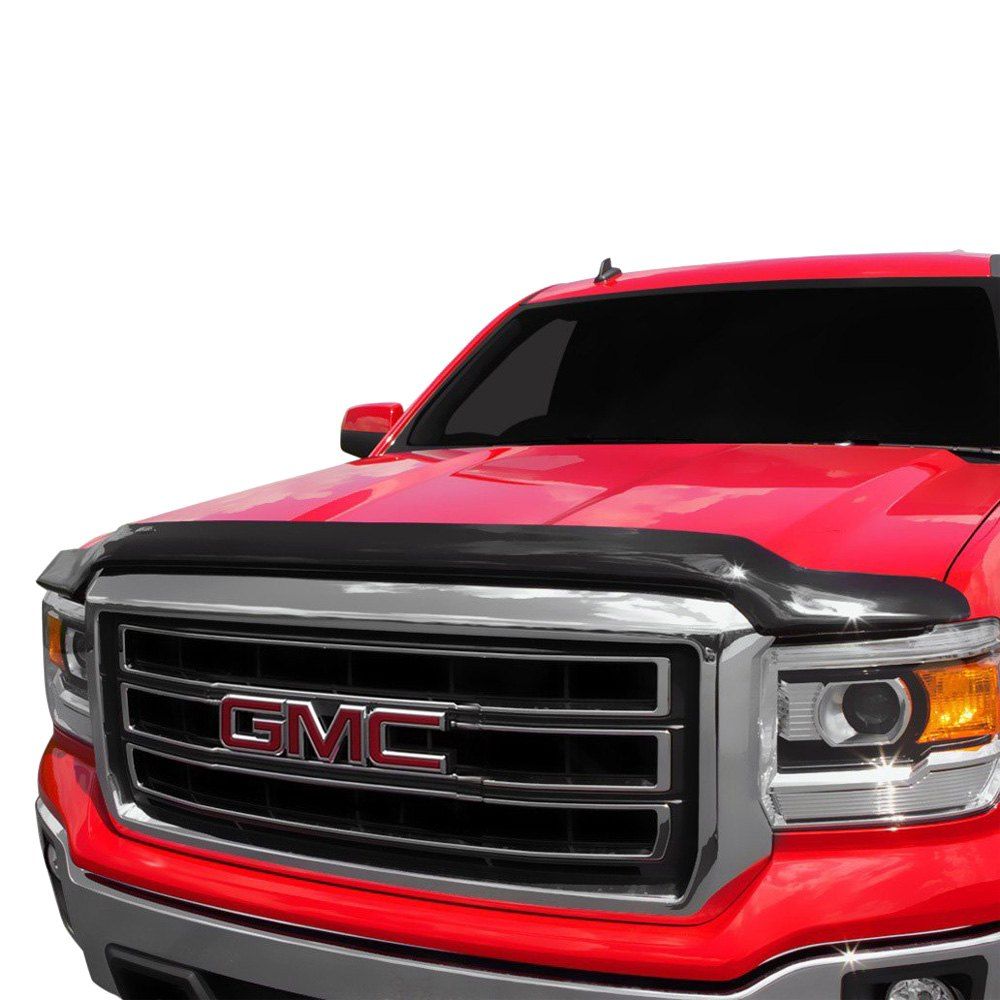 AVS® • 25083 • Bugflector II • Dark Smoke Hood Shield • GMC Sierra 3500 HD 11-14