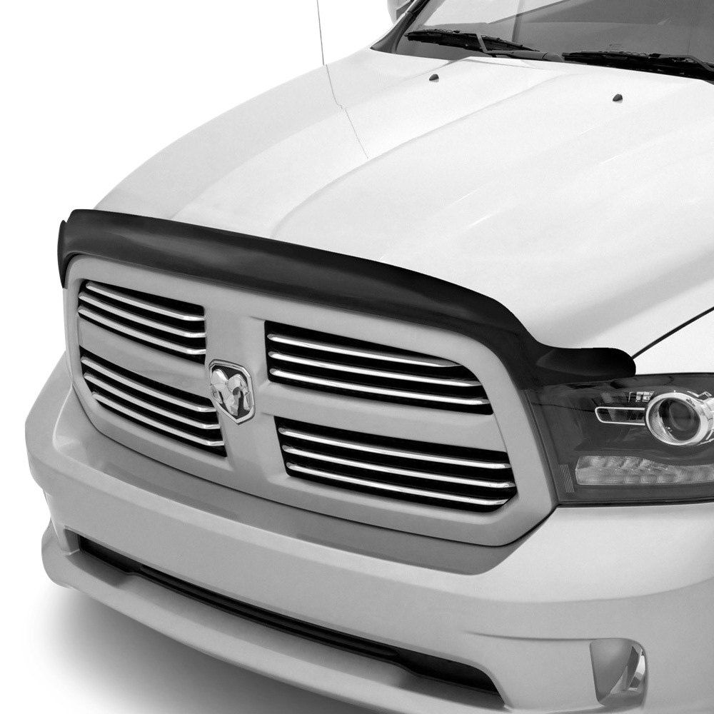 AVS® • 25430 • Bugflector II • Dark Smoke Hood Shield • Dodge Ram 2500 06-09