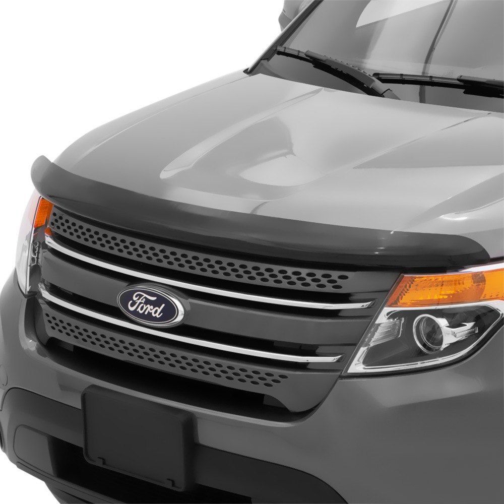 AVS® • 25037 • Bugflector II • Dark Smoke Hood Shield • Dodge Grand Caravan 08-10