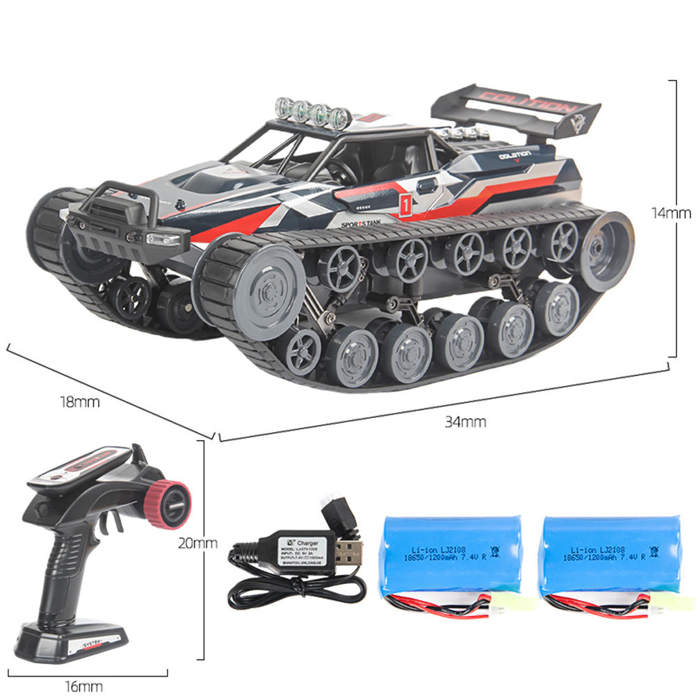 Huina G2063 - High Speed metal spray (Smoke) RC Tank - 1:12