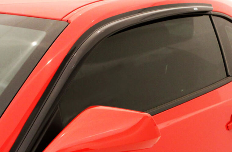 AVS® • 94914 • Tape-On Ventvisor • Rain Deflectors • Toyota Yaris 07-11