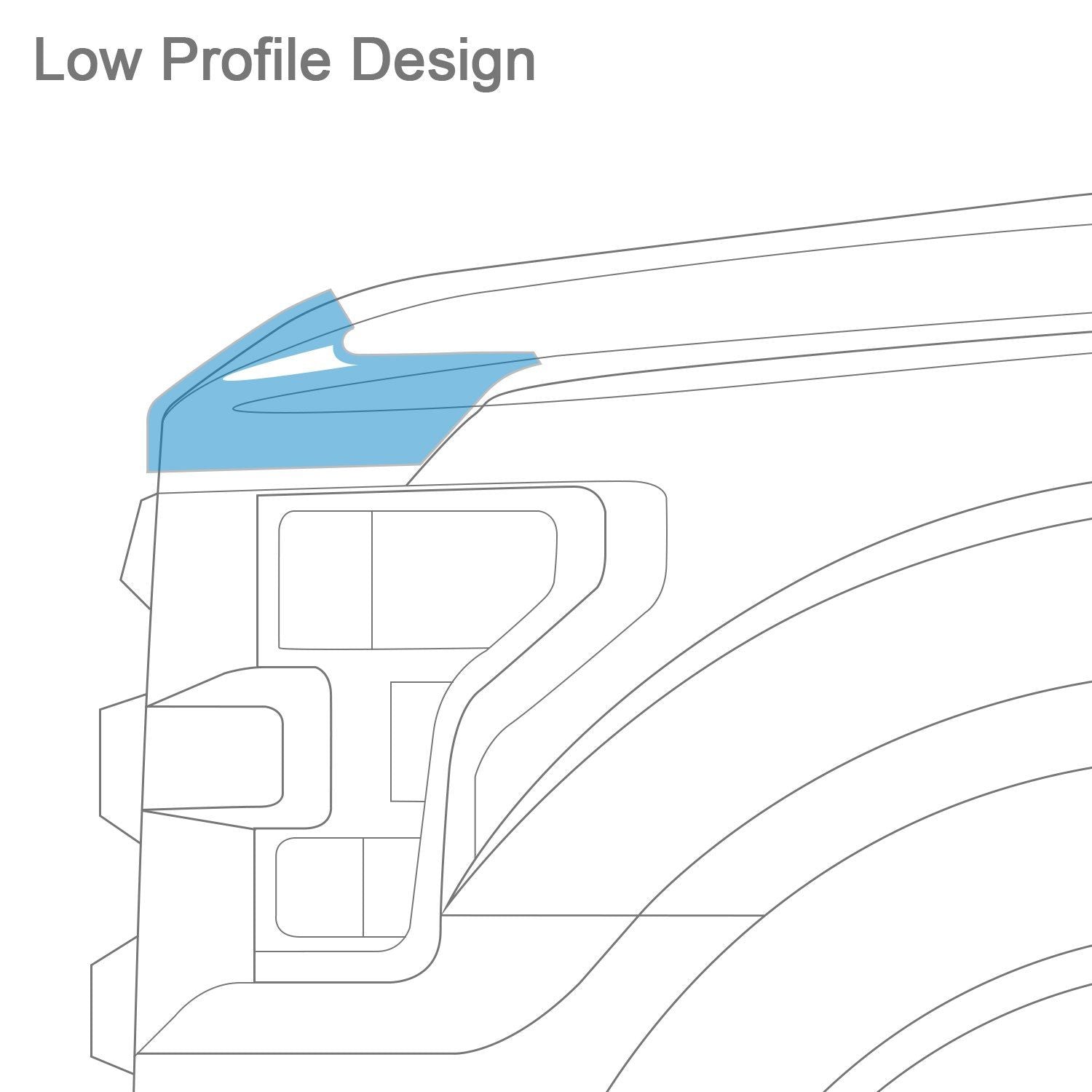 AVS® • 23614 • Aeroskin • Hood Shield • Ram 3500 19-22