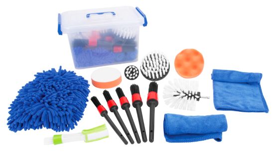 Performance Tools W4992 - 16pcs Power Brush Detailing Kit